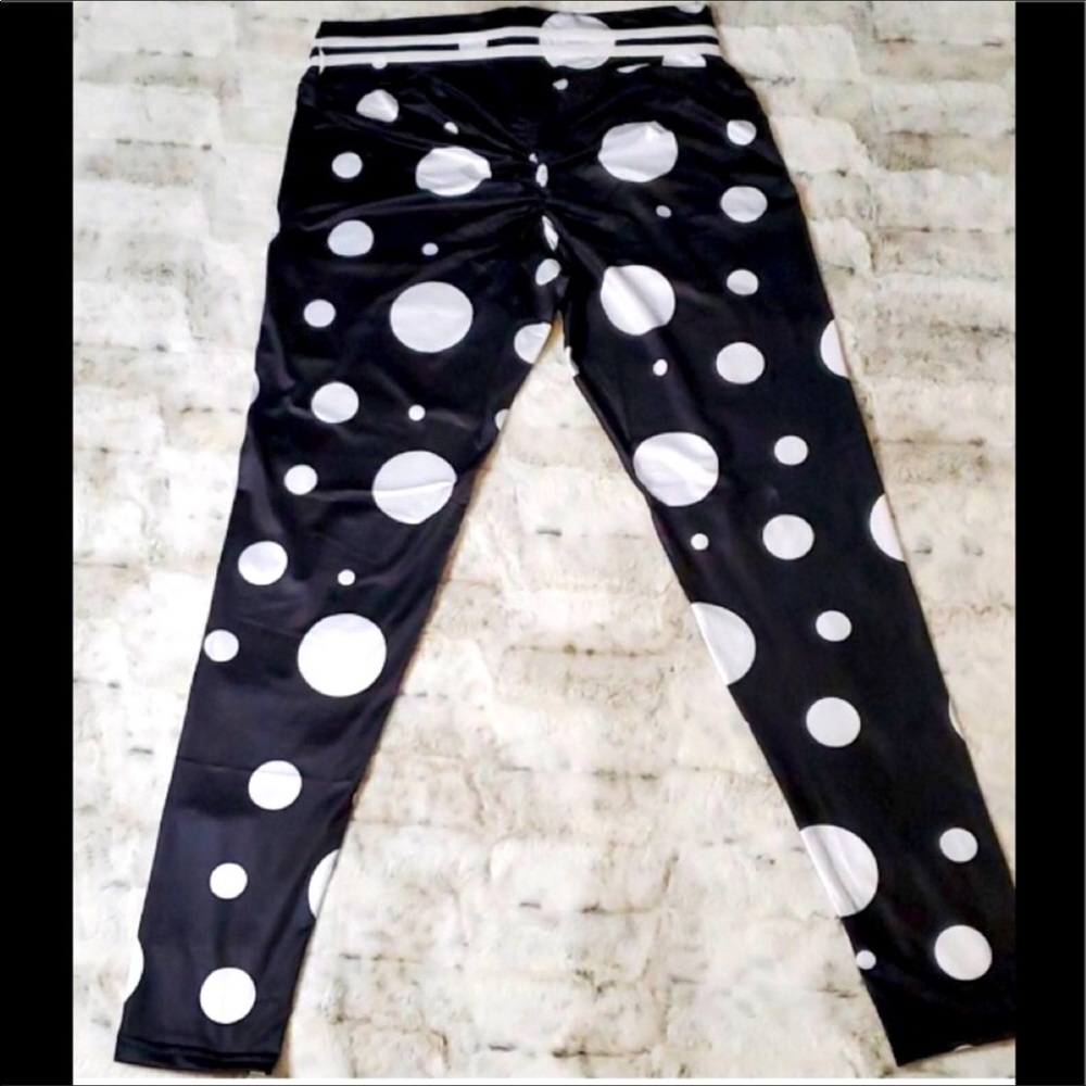 poka dot workout leggings - Picture 8 of 11